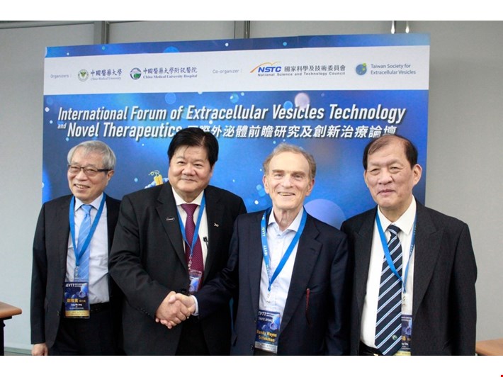 (Taiwan) CMU Healthcare System and Nobel Laureate Randy Schekman Drive New Frontiers in Exosome Technology