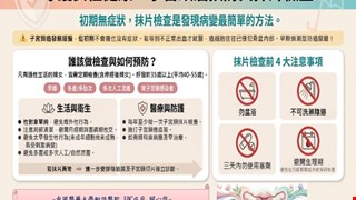 守護女性健康：子宮頸癌預防與抹片檢查/10C