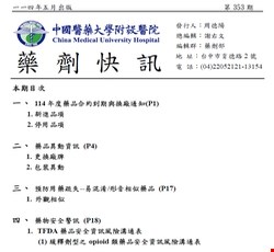 藥劑快訊353期