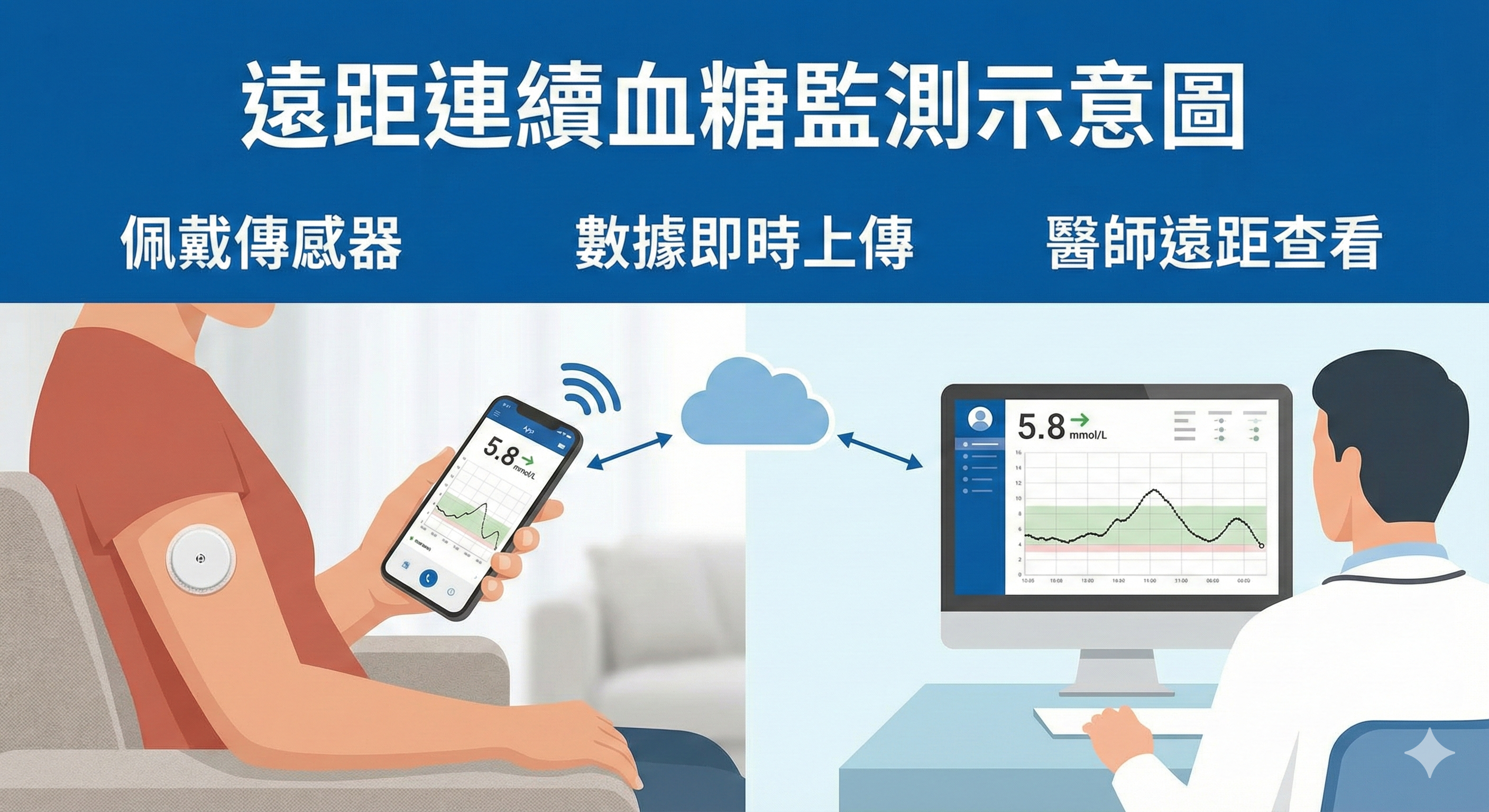 連續血糖監測（Continuous Glucose Monitoring, CGM）